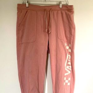 Vans millennial pink sweatpants fair condition women’s size XL
